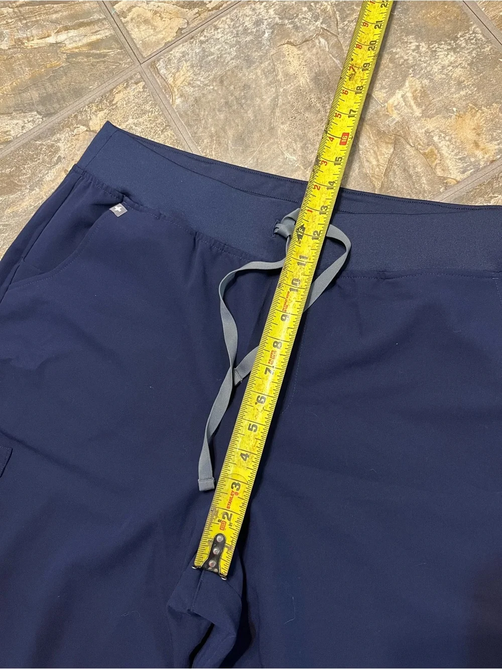 NEW FIGS High Waisted Zamora Jogger Scrub Pants Womens 2XL Blue W22SW2012 - Picture 6 of 7